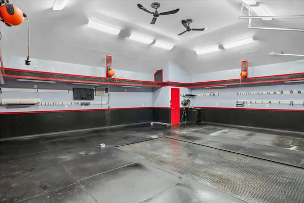 a view of garage