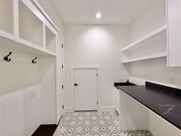 a view of an entryway with staircase