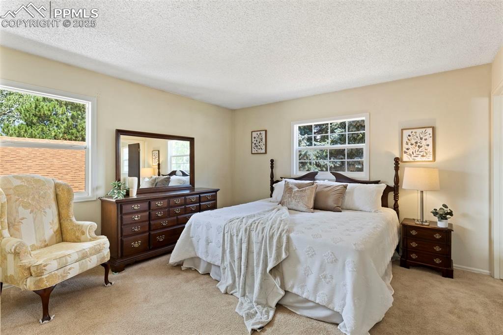 2113 Roundtop Court Colorado Springs, CO 80918 - Photo 16 of 34 a bedroom with a bed and a couch