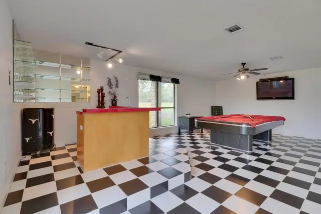 wooden floor in a room