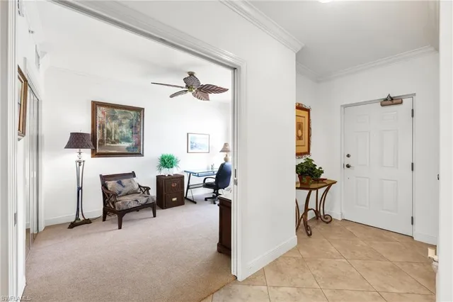 a view of a livingroom with furniture and windows