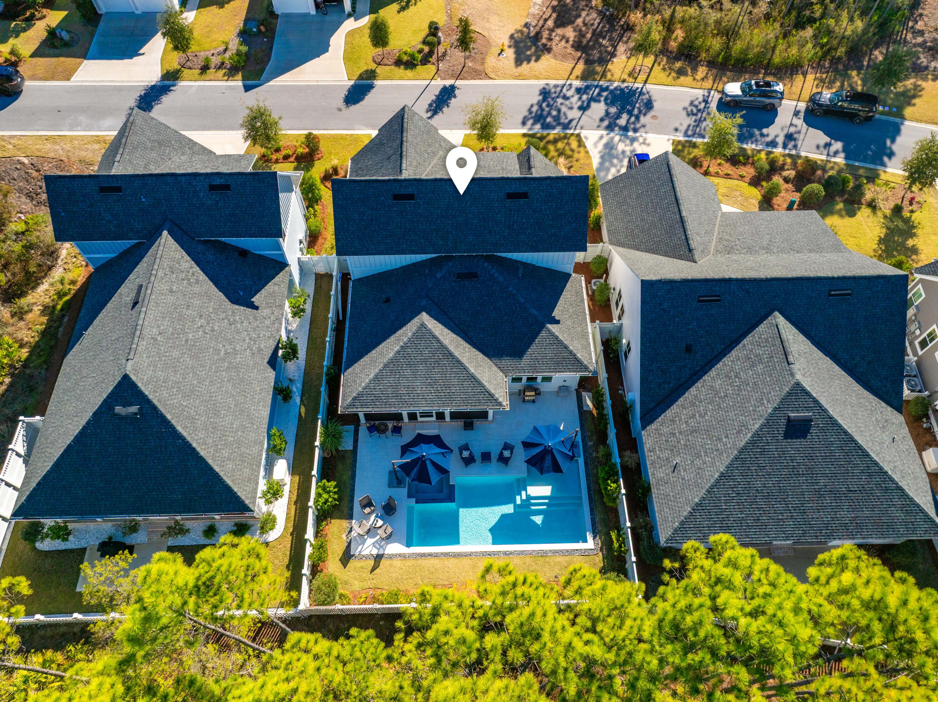 41 East Firethorn Cir Inlet Beach Inlet Beach, FL 32461 - Photo 15 of 66 an aerial view of houses with yard
