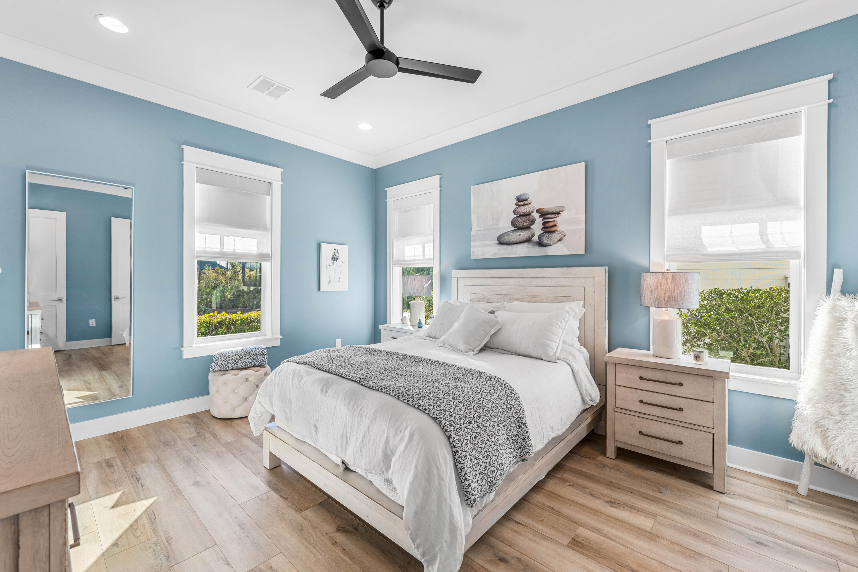 41 East Firethorn Cir Inlet Beach Inlet Beach, FL 32461 - Photo 43 of 66 a bedroom with a large bed and a window