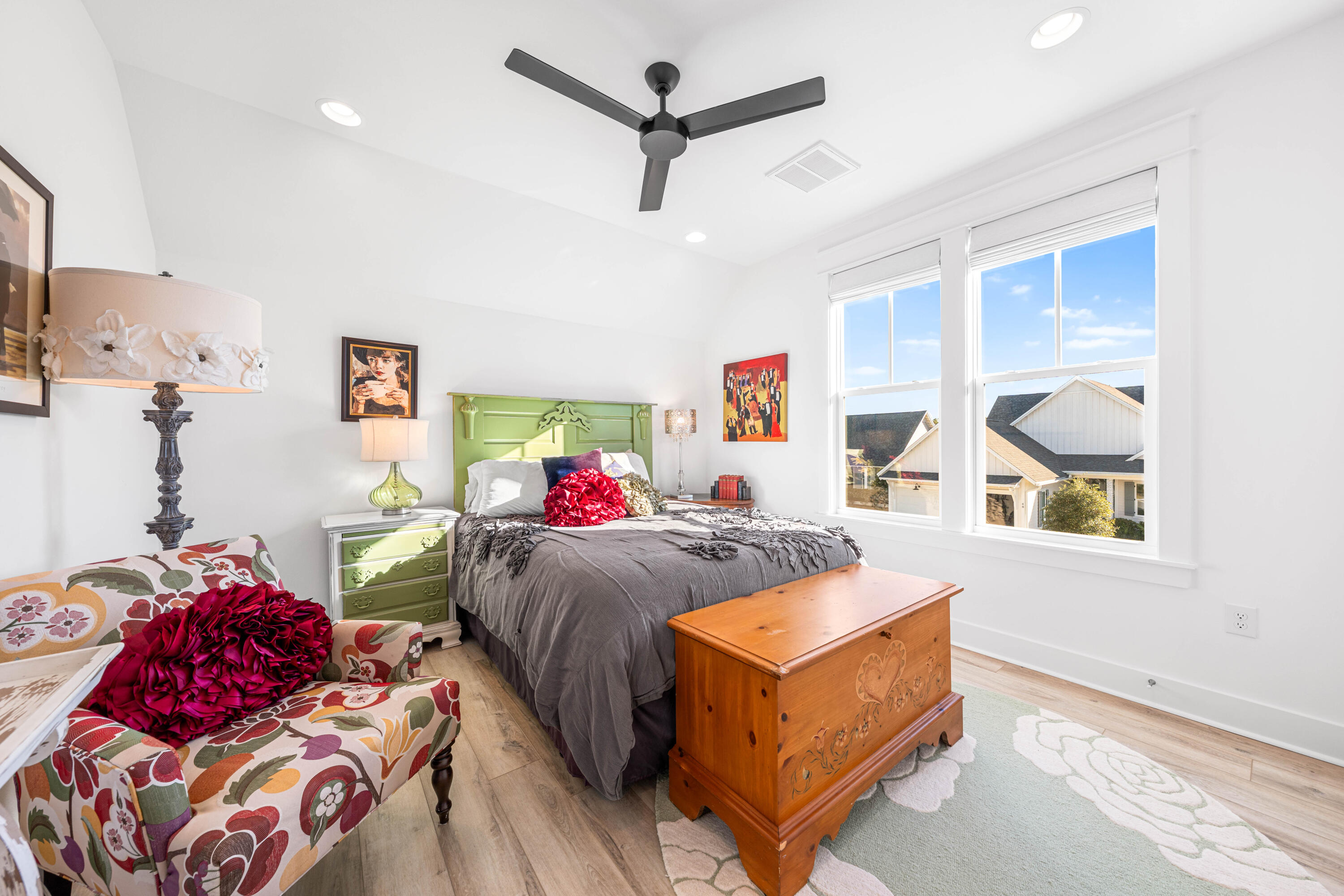 41 East Firethorn Cir Inlet Beach Inlet Beach, FL 32461 - Photo 56 of 66 a bedroom with furniture and a window