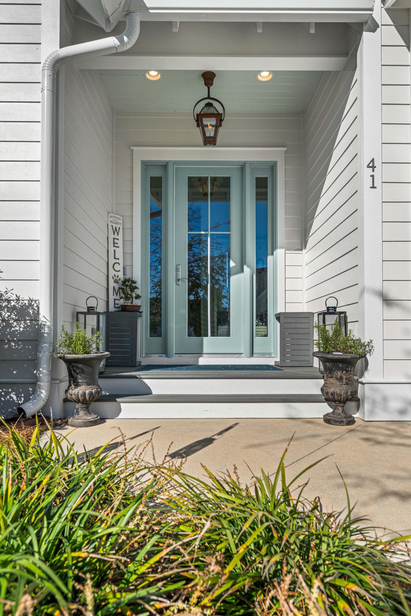 41 East Firethorn Cir Inlet Beach Inlet Beach, FL 32461 - Photo 6 of 66 a view of a entryway door front of house