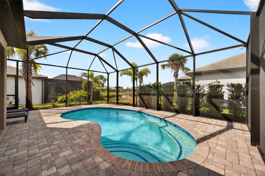 17744 Savory Mist Circle Lakewood Ranch, FL 34211 - Photo 2 of 55 a view of a swimming pool with a yard