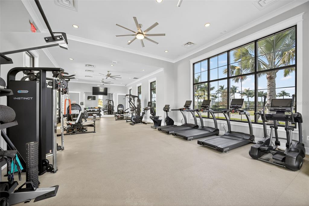 17744 Savory Mist Circle Lakewood Ranch, FL 34211 - Photo 36 of 55 a view of a room with gym equipment