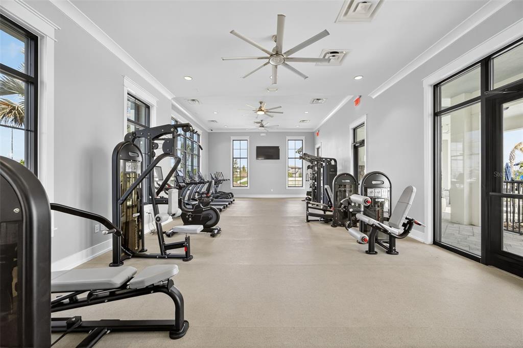 17744 Savory Mist Circle Lakewood Ranch, FL 34211 - Photo 37 of 55 a view of a room with gym equipment