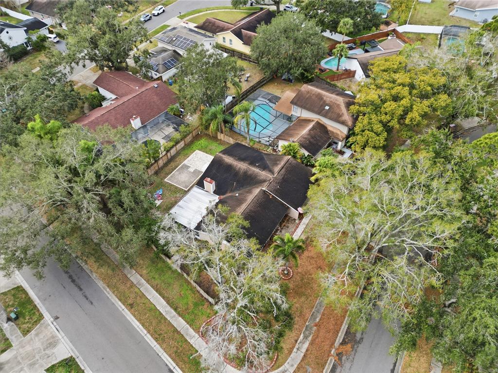 4602 Buckeye Road Tampa, FL 33624 - Photo 35 of 36 an aerial view of residential house with outdoor space