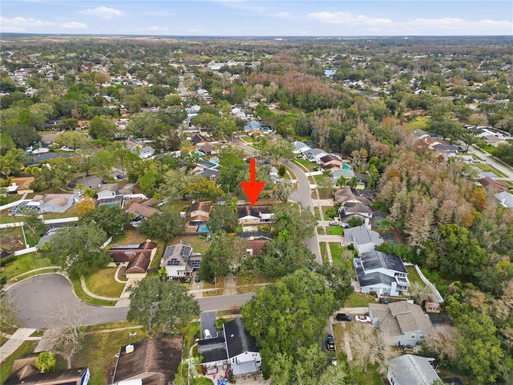 4602 Buckeye Road Tampa, FL 33624 - Photo 36 of 36 an aerial view of residential houses with city view