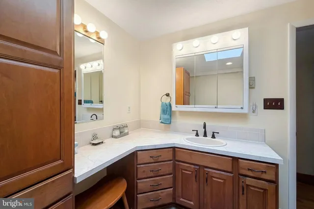 a car parked in a garage