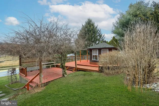 a view of a room with an ocean view