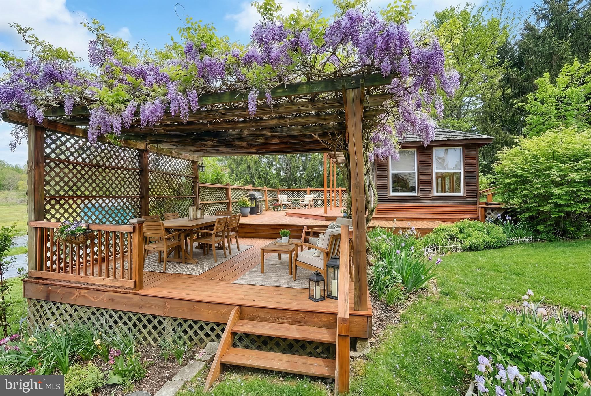 625 Mt Tabor Road Gardners, PA 17324 - Photo 5 of 63 a view of a patio with table and chairs and potted plants