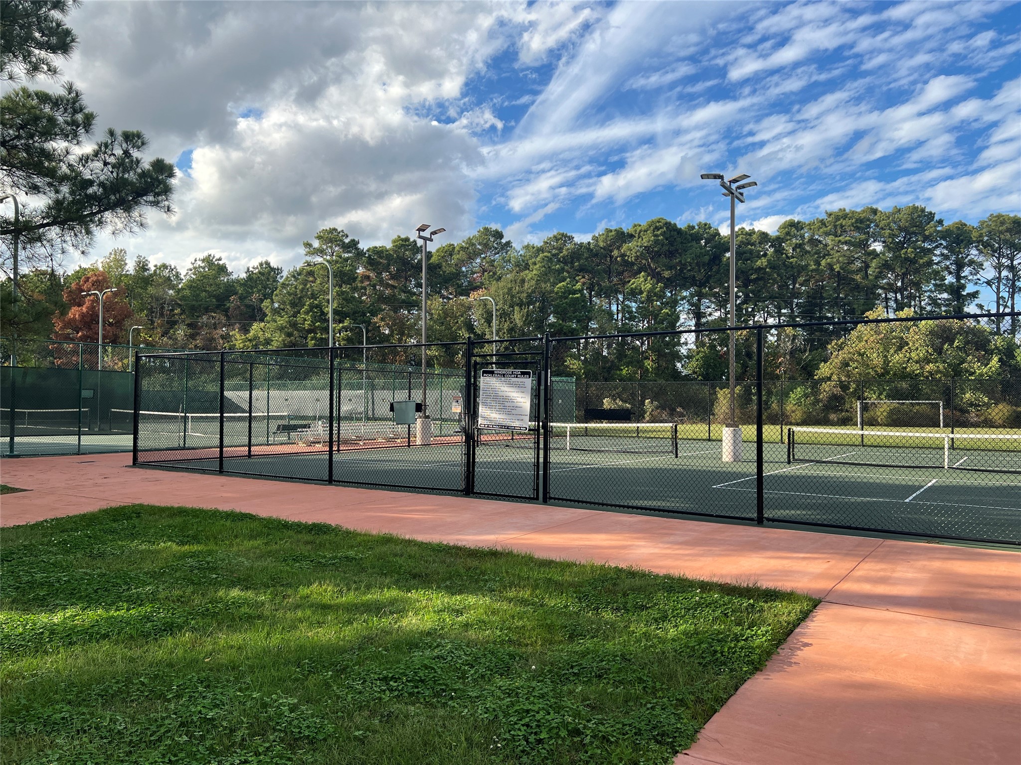 5718 Oakmoss Trail Spring, TX 77379 - Photo 44 of 47 Community tennis courts and pickle ball courts.
