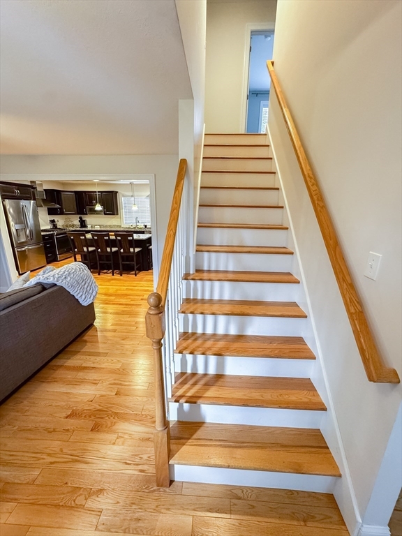 23 Ralph Street Chicopee, MA 01020 - Photo 17 of 42 a view of staircase with white walls