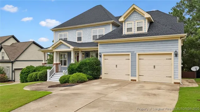 a view of a white house