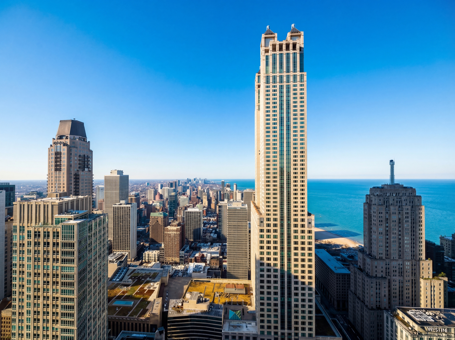 111 East Chestnut Street, Unit PHAB Chicago, IL 60611 - Photo 27 of 124 a view of balcony with city view