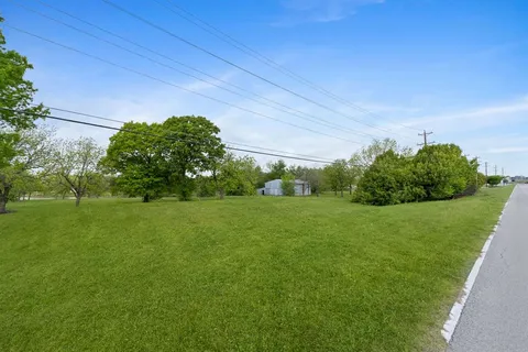 a big yard with lots of green space
