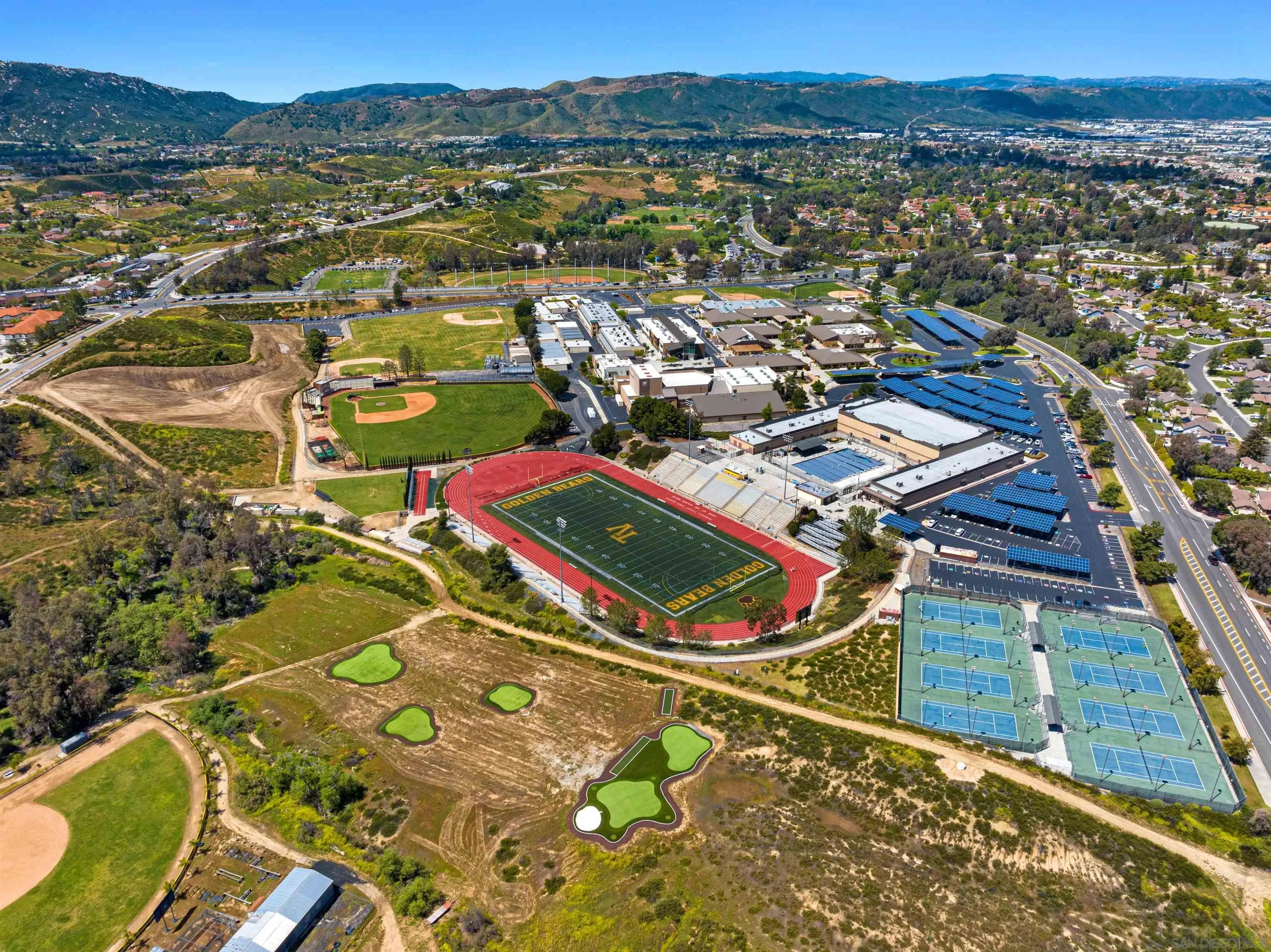 31759 Corte Rosario Temecula, CA 92592 - Photo 39 of 44 an aerial view of residential houses with outdoor space