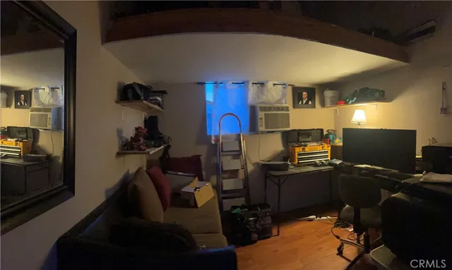 a view of a small space