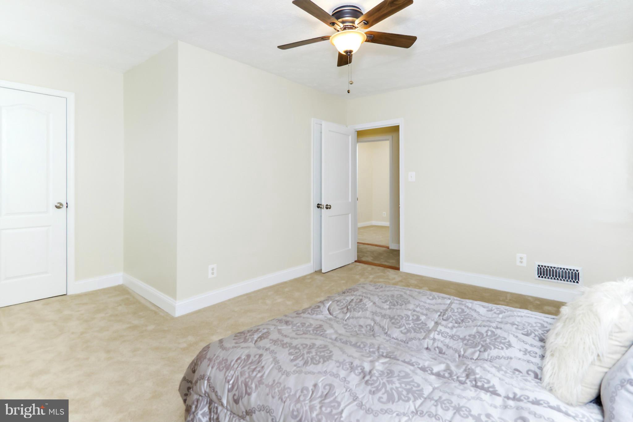 2904 Sollers Point Road Dundalk, MD 21222 - Photo 14 of 26 Master Bedroom with Ceiling Fan!