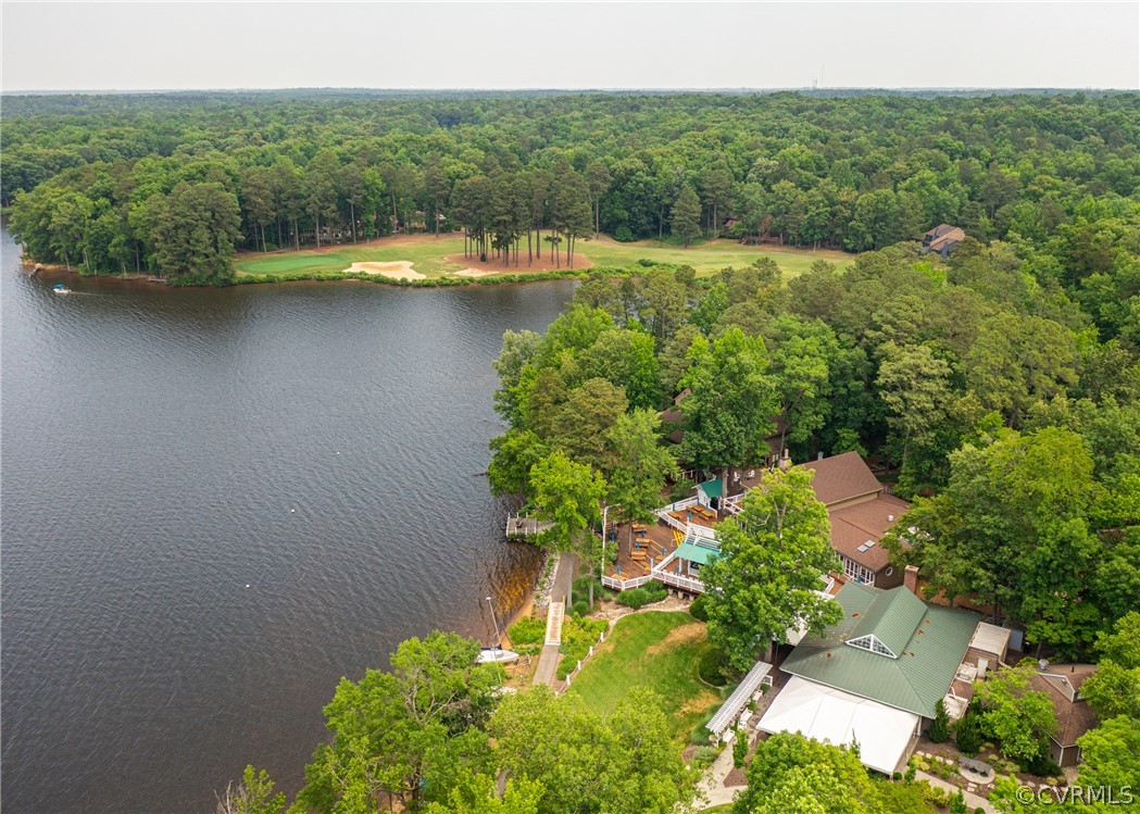 3708 Commodore Point Circle Midlothian, VA 23112 - Photo 14 of 46 a view of a lake with a yard