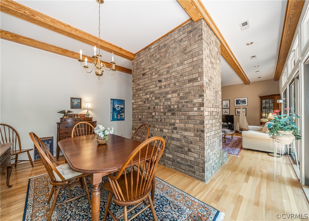 3708 Commodore Point Circle Midlothian, VA 23112 - Photo 30 of 46 a dining room with furniture and wooden floor
