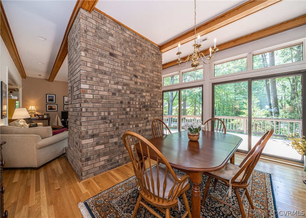 3708 Commodore Point Circle Midlothian, VA 23112 - Photo 31 of 46 a view of a dining room with furniture window and outside view