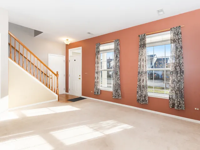 a view of an front door