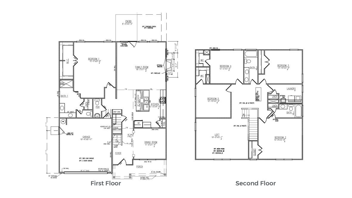416 Ribiero Drive Summerville, SC 29486 - Photo 42 of 42 Tilman Floorplan 7_13_20