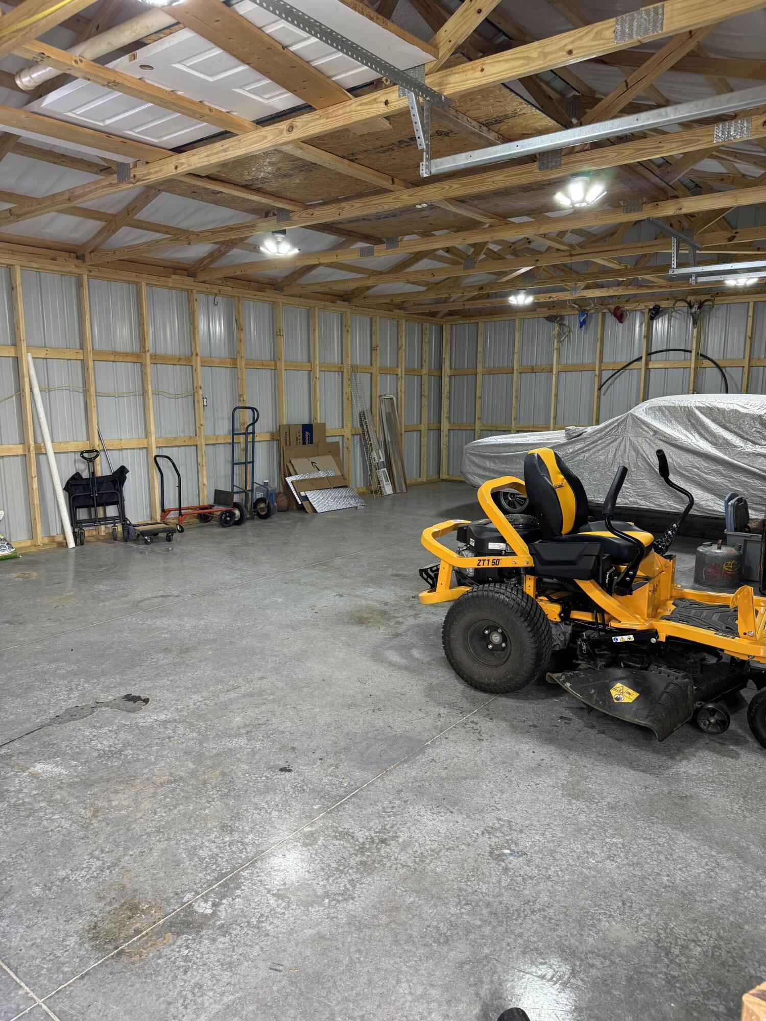 305 Glover Road Jamestown, KY 42629 - Photo 26 of 44 large garage with sealed concrete