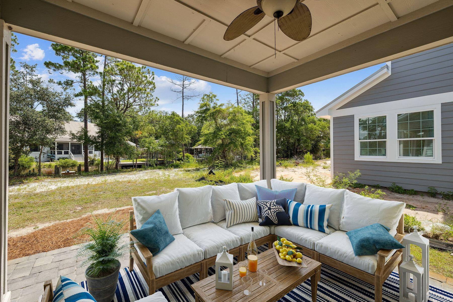 1869 West Hewett Road Santa Rosa Beach, FL 32459 - Photo 25 of 28 Back Porch staged