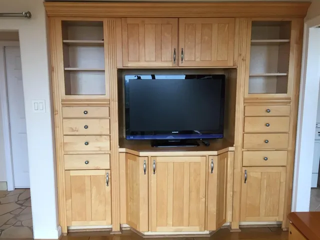 an aerial view of residential building with outdoor space