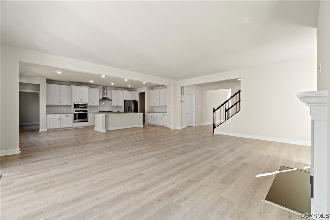 12812 Lonan Avenue Chesterfield, VA 23838 - Photo 13 of 49 a view of large kitchen with a sink and a refrigerator