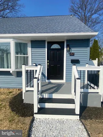 a front view of a house with entryway