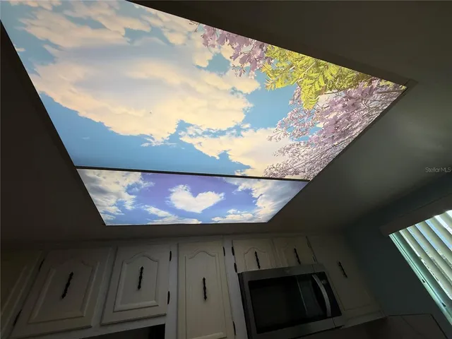 a view of swimming pool from a balcony