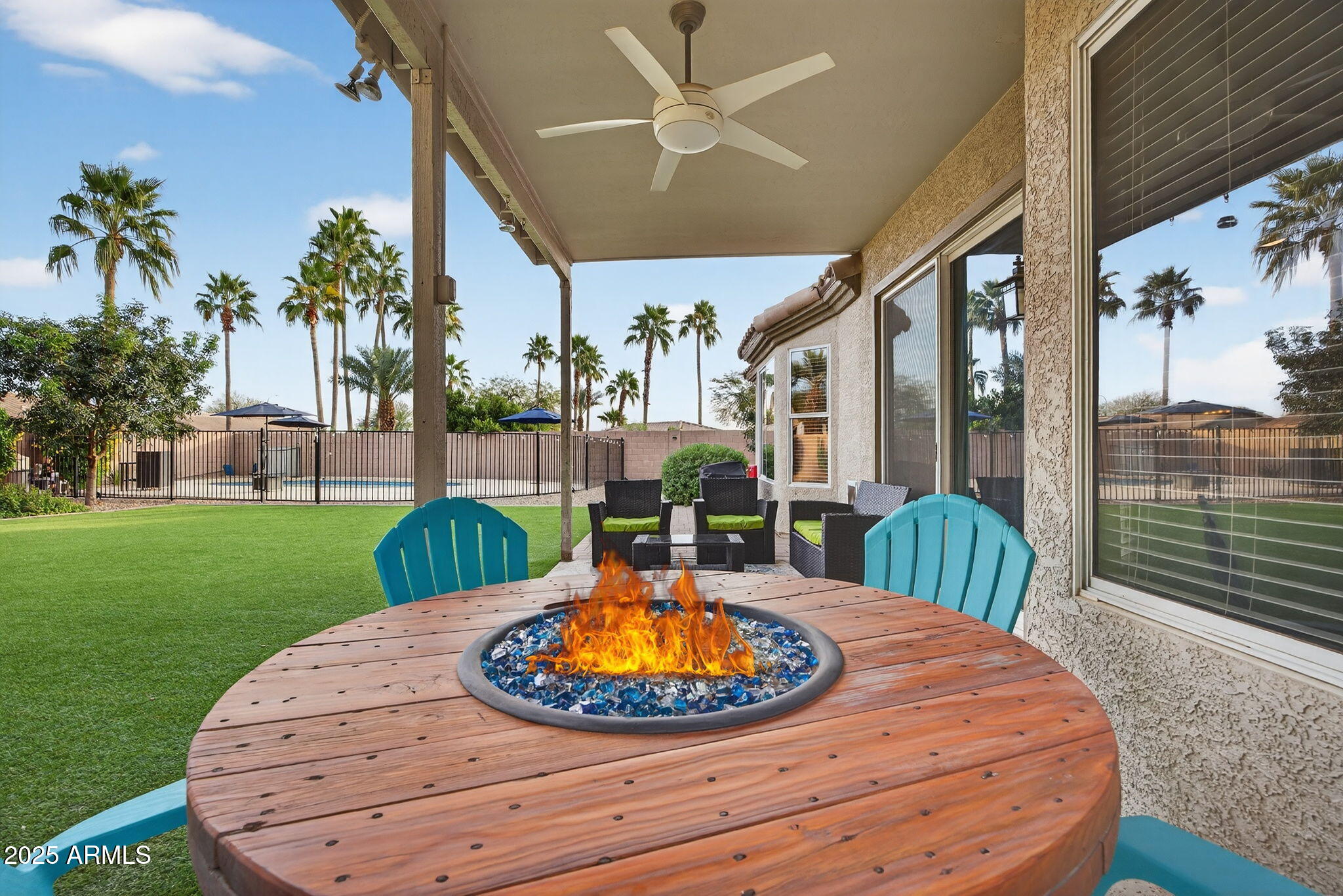 15427 South 16th Avenue Phoenix, AZ 85045 - Photo 51 of 53 a view of a backyard with garden and patio
