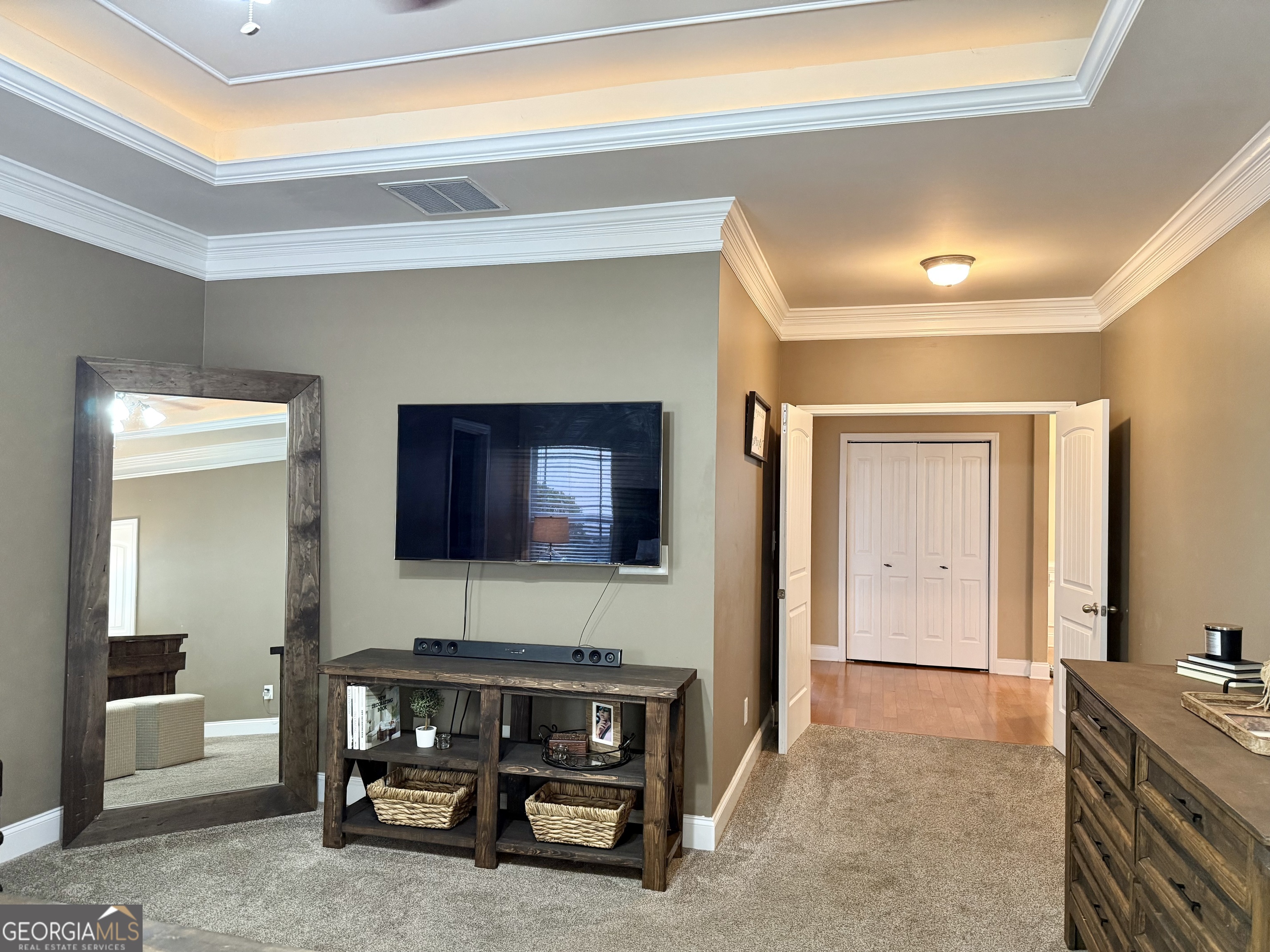 226 Rogue Road Social Circle, GA 30025 - Photo 15 of 23 a living room with furniture and a flat screen tv