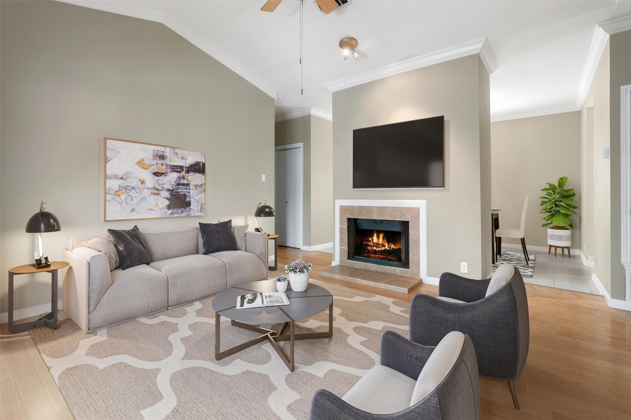 11970 Jollyville Road, Unit 204 Austin, TX 78759 - Photo 1 of 1 Living Room- Virtually Staged