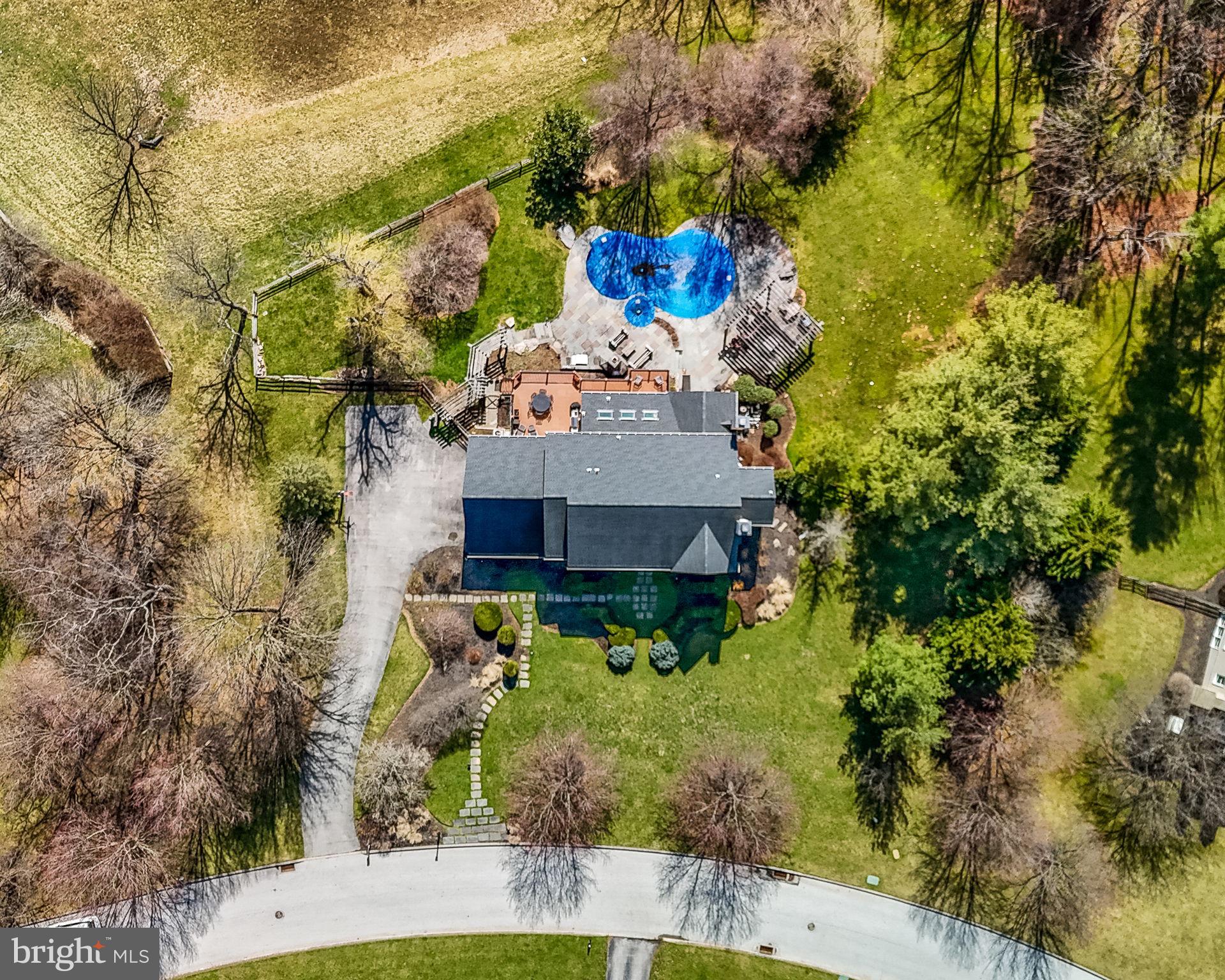 1450 Eaves Spring Drive Malvern, PA 19355 - Photo 51 of 58 whole property arial