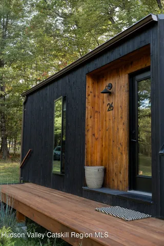 a view of swimming pool from a balcony