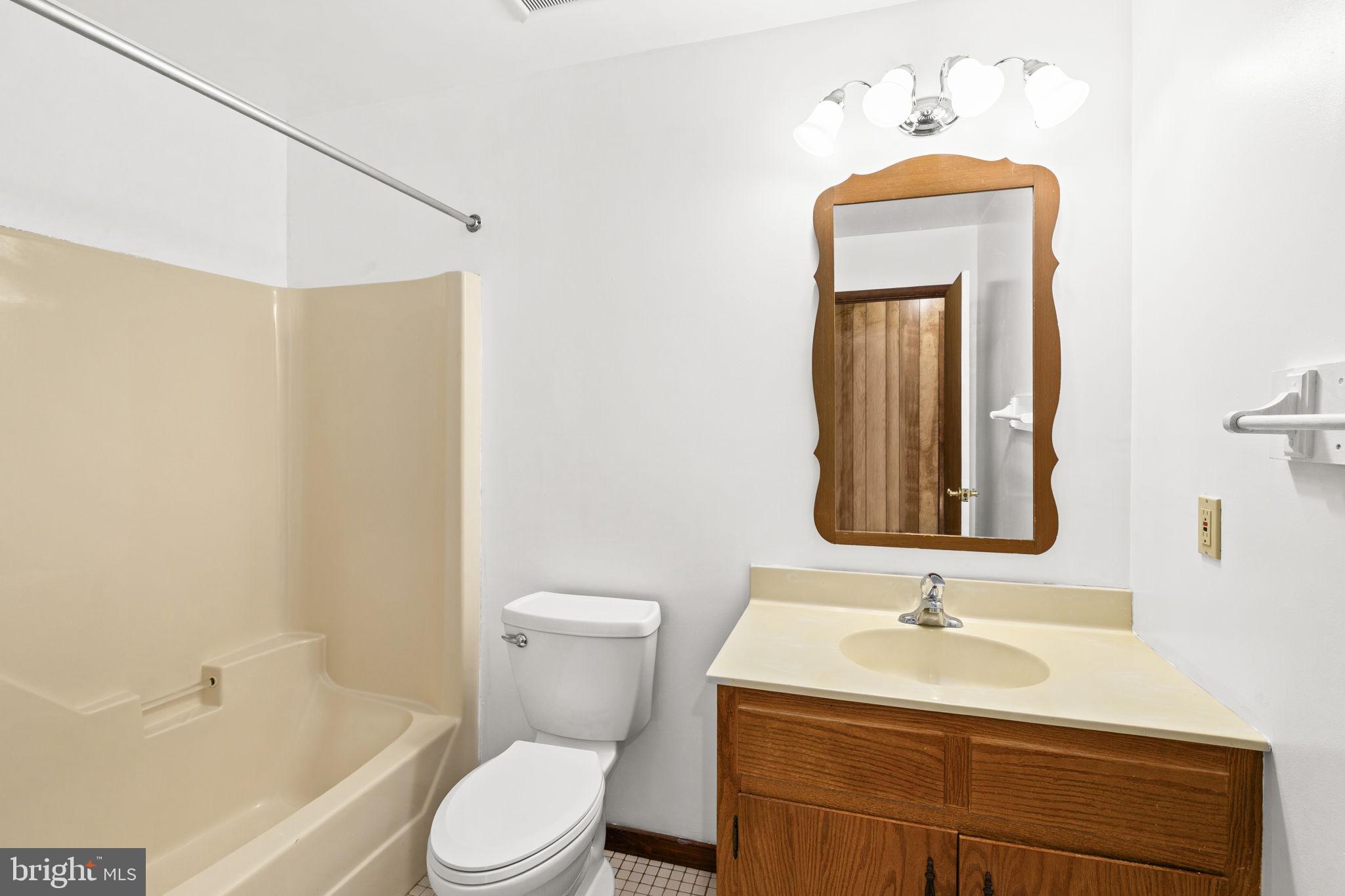 16125 Mountain Track Road Orange, VA 22960 - Photo 19 of 60 a bathroom with a toilet sink and mirror