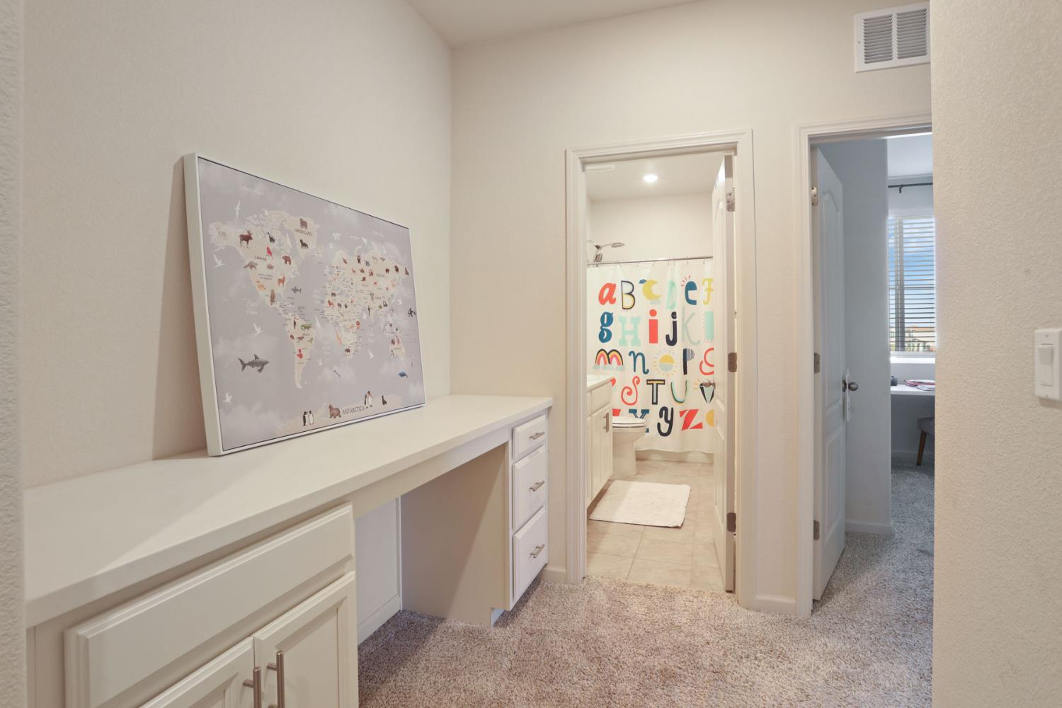 2004 Ravine Lane Manteca, CA 95337 - Photo 21 of 28 a view of a hallway with workspace
