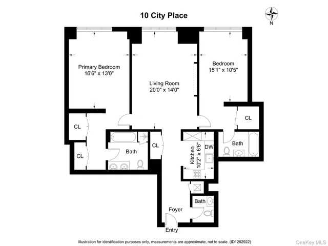 $5,800 | 10 City Place, Unit PH4, White Plains, NY 10601