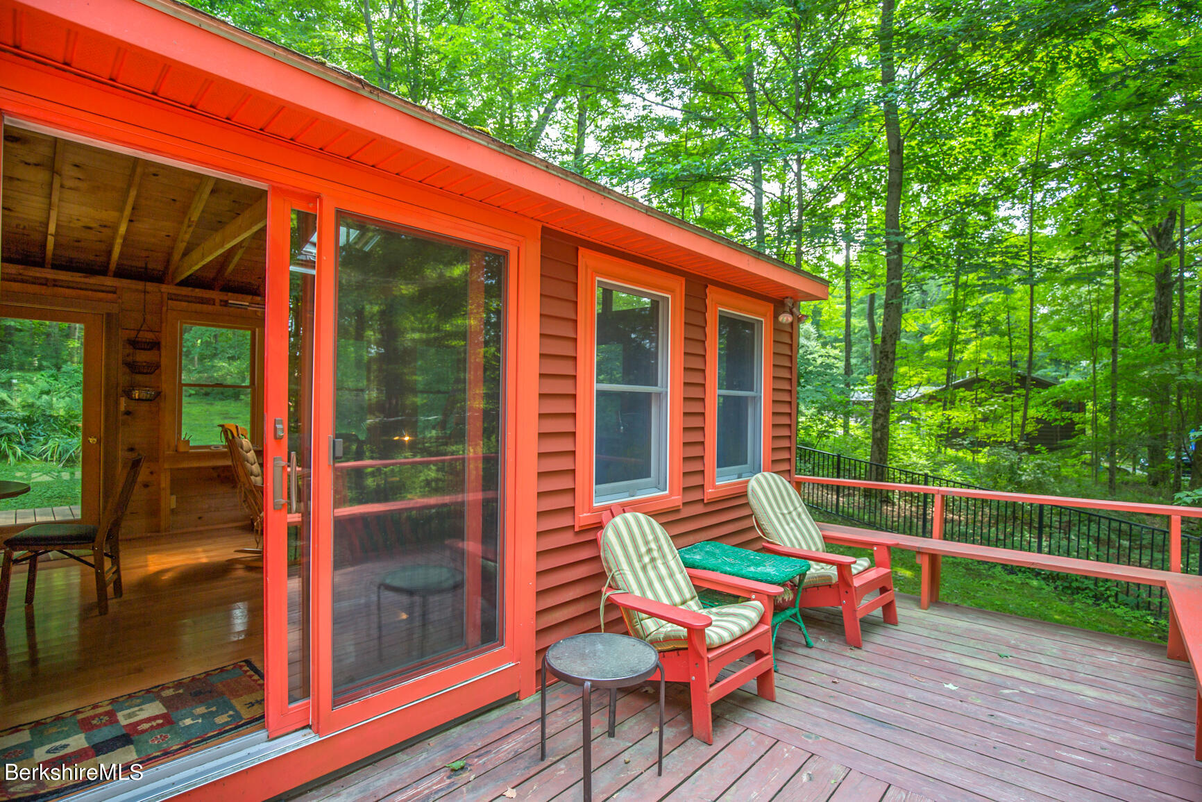 1 Massasoit Road Stockbridge, MA 01262 - Photo 5 of 28 a backyard of a house with seating space