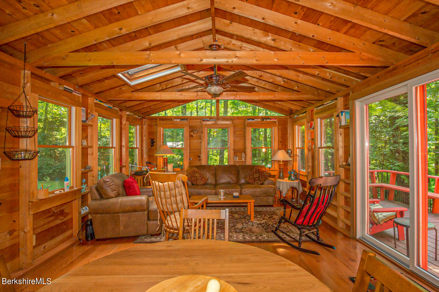 1 Massasoit Road Stockbridge, MA 01262 - Photo 7 of 28 a living room with furniture and a large window