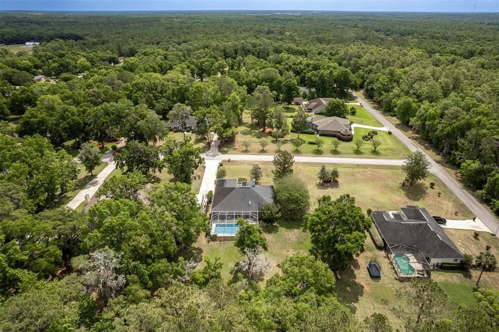 8950 Southeast 17th Court Ocala, FL 34480 - Photo 56 of 61 an aerial view of residential houses with outdoor space and trees