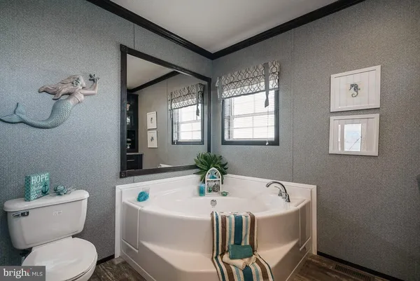 a bath room with a toilet and a bath tub
