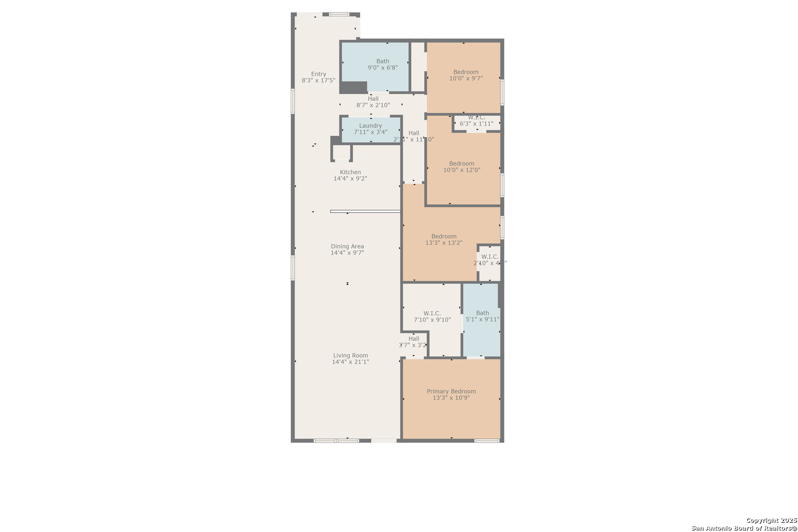 706 Ambush Ridge San Antonio, TX 78220 - Photo 21 of 21 a picture of floor plan