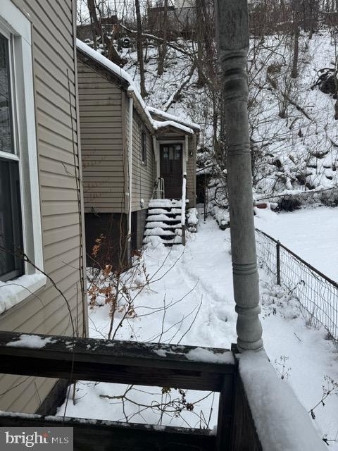300 3rd Street Monessen, PA 15062 - Photo 14 of 14 a view of a roof deck with wooden floor and fence